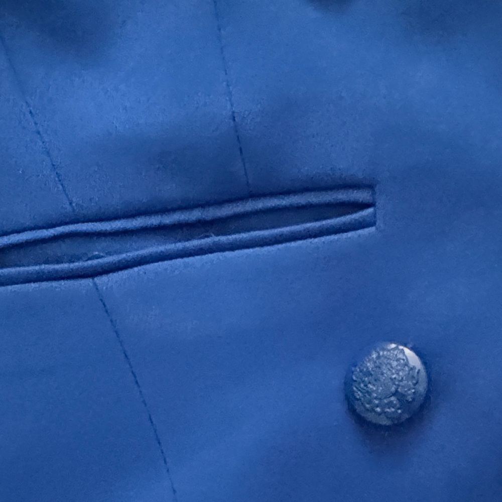 Blue Double-Breasted Jacket - Picture 3 of 5